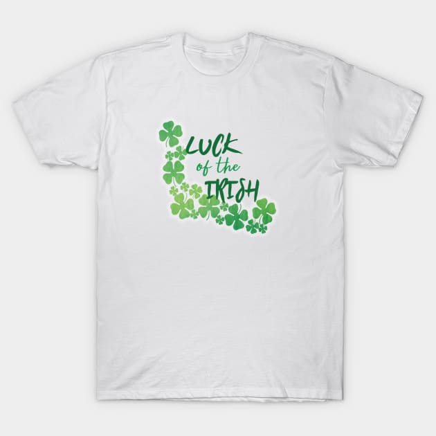 Luck of The Irish T-Shirt by Bunnuku